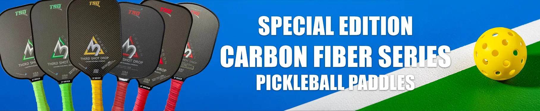 SPECIAL EDITION CARBON FIBER SERIES PICKLEBALL PADDLES